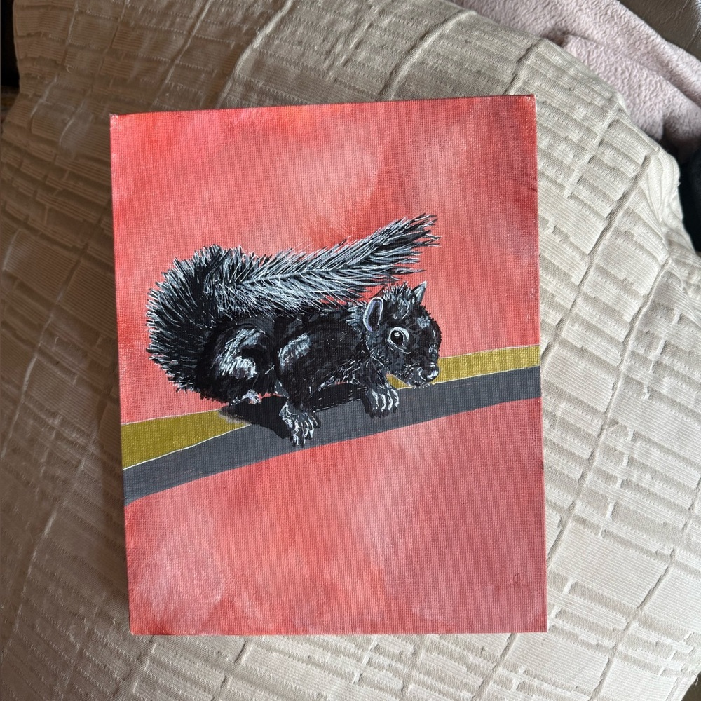 Buddy the Squirrel Canvas Art